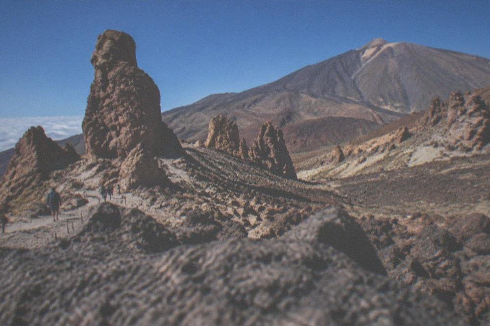 Rock formations at Roques de Garcia under afternoon light inside the national park