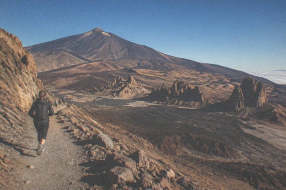 The upper cable car station at La Rambleta on the slopes of Mount Teide