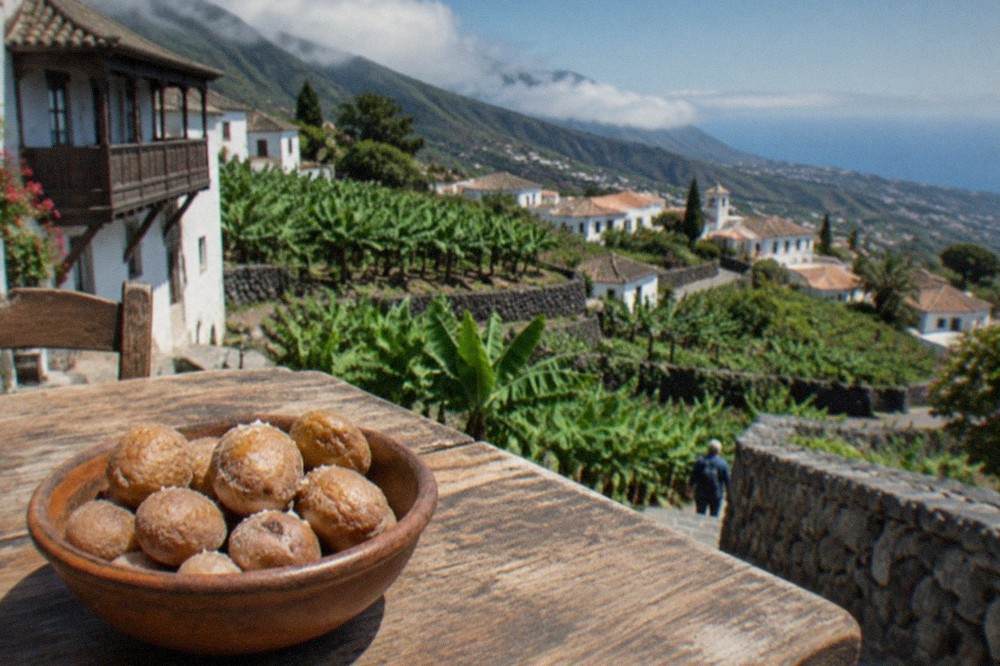 A bowl of small potatoes with wrinkled salted skins on a rustic wooden table
